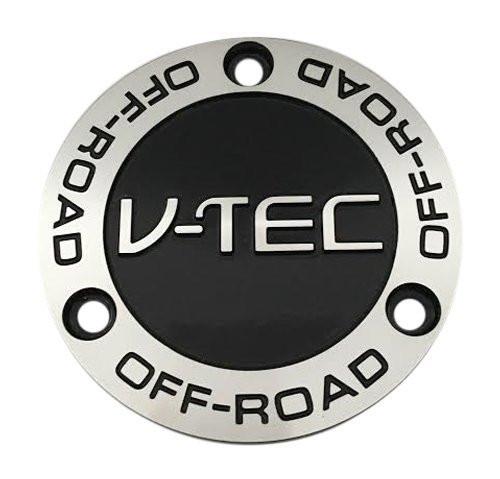 V-Tec Wheels C615202 Black and Machined Replacement Faceplate - The Center Cap Store