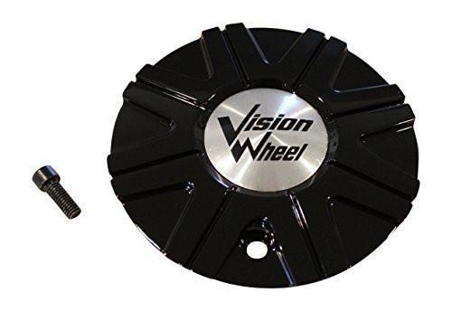 Vision Wheel 378 Kryptonite Gloss Black Wheel Rim Center Cap C378-2-CAP - The Center Cap Store