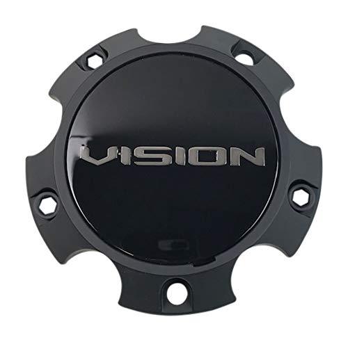 Vision Wheel C354SB-5V Satin Black Center Cap - The Center Cap Store