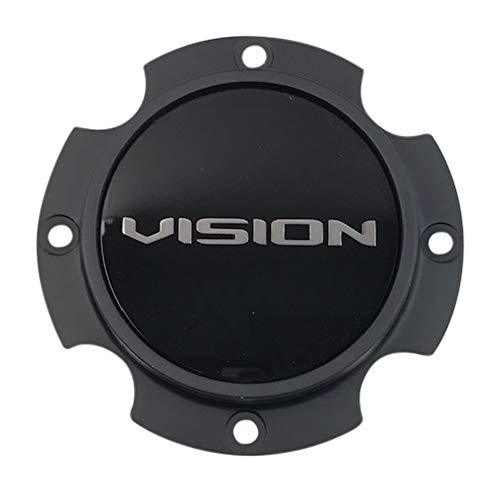 Vision Wheel C356SB-136V Satin Black Center Cap - The Center Cap Store
