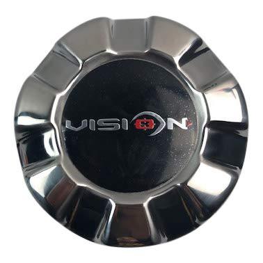 Vision Wheels C171-V04 Stainless Center Cap Fits 8x165 and 8x170 Bolt Pattern - The Center Cap Store
