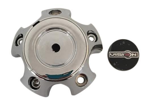 Vision Rocker Rims Hub Caps Vision Wheels C392-65ECN-CAP Chrome Wheel Center Cap – The Center Cap Store