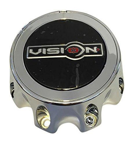 Vision Wheels C392-8ECN LG1208-02 Chrome Center Cap 8 Lug - The Center Cap Store