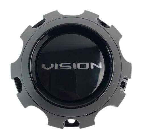 Vision Wheels C416GB-5V Gloss Black Center Cap - The Center Cap Store
