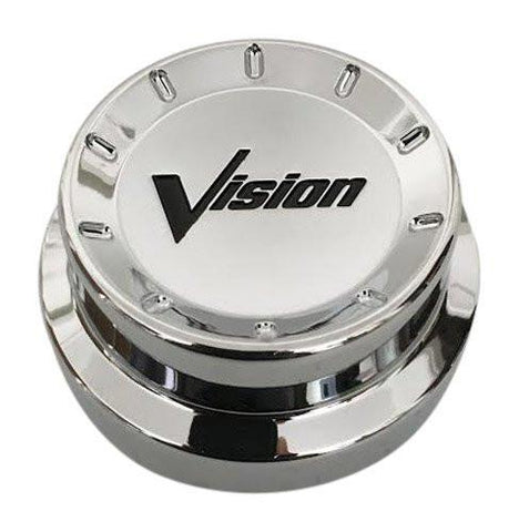 Vision Wheels C425-CAP C425MB-CAP Chrome Wheel Center Cap - The Center Cap Store