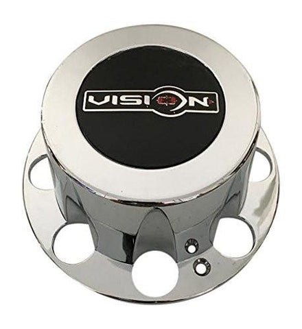 Vision Wheels C81D2R LG0712-44 Chrome Wheel Center Cap NEW Logo - The Center Cap Store