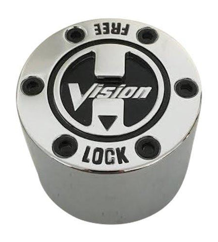 Vision Wheels Free Lock 393A-L CAO LG1101-28 Chrome Wheel Center Cap - The Center Cap Store