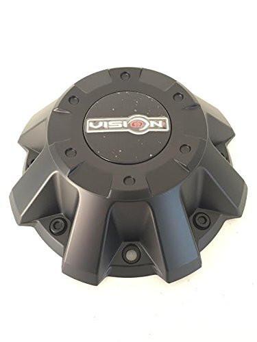 Vision Wheels Incline 400 C40MB-8 C400MB-8-CAP Black Center Cap - The Center Cap Store