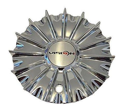 Vision Wheels V454-2090CAP 454-2090CAP LG0909-57 Chrome Wheel Center Cap - The Center Cap Store
