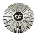 Vision Wheels Xtacy 456 C456-CAP Chrome Wheel Center Cap Old Logo - The Center Cap Store
