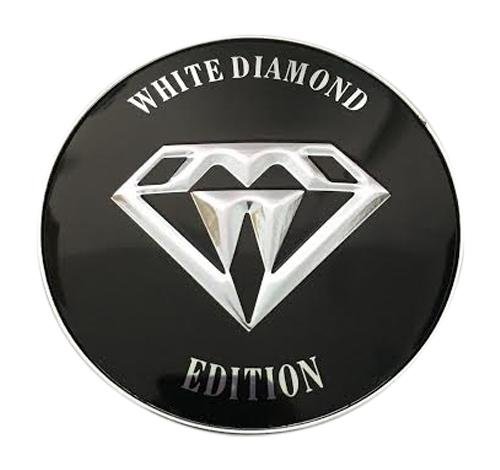 White Diamond Edition 210K62-A 210K62 Black Wheel Center Cap - The Center Cap Store