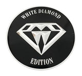 White Diamond Edition C-105 GT Black and Chrome Center Cap - The Center Cap Store