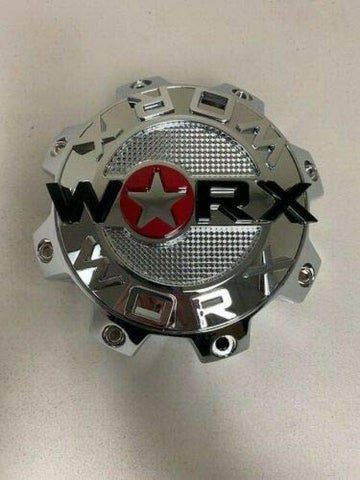 Worx by Ultra 8 Lug Chrome Wheel Center Cap 30171765F-A 2-inch Spacer LG1207-40 - The Center Cap Store