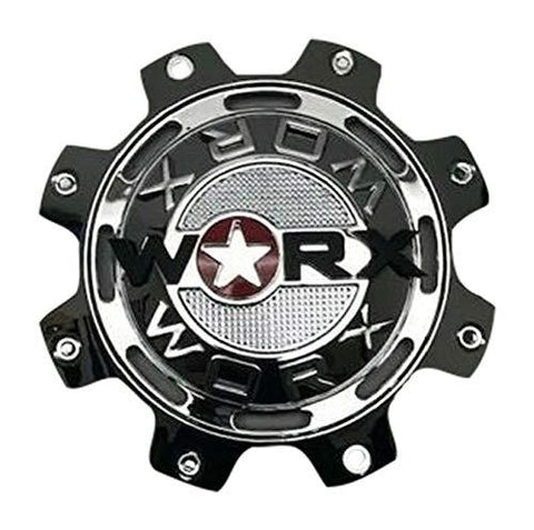 Worx by Ultra 8 Lug Chrome Wheel Center Cap 30171765F-A Flat Type - The Center Cap Store