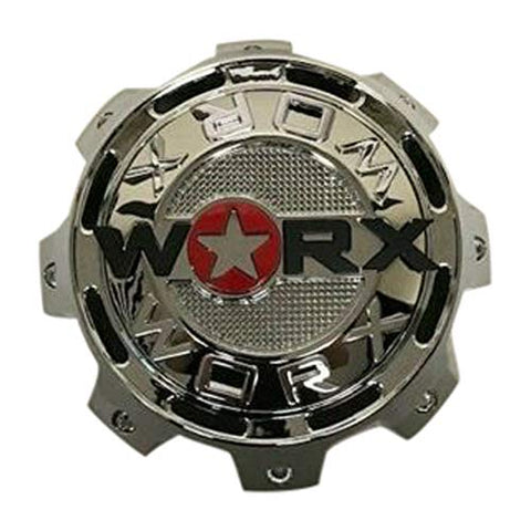 Worx by Ultra 8 Lug Chrome Wheel Center Cap 30171765F-A Tall LG1207-40 - The Center Cap Store
