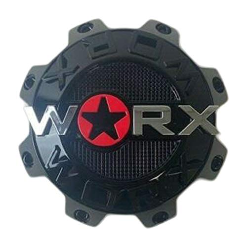 Worx by Ultra 8 Lug Gloss Black Wheel Center Cap 30171765F-A Short LG1207-40 - The Center Cap Store