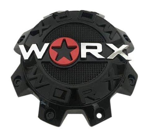 WORX Wheels ULT-WRX-8808-B 30171765F-A LG1207-40 Gloss Black Center Cap - The Center Cap Store