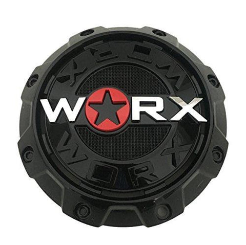 Worx Wheels ULT-WRX-8856-B 30171765F-A Gloss Black Wheel Center Cap - The Center Cap Store