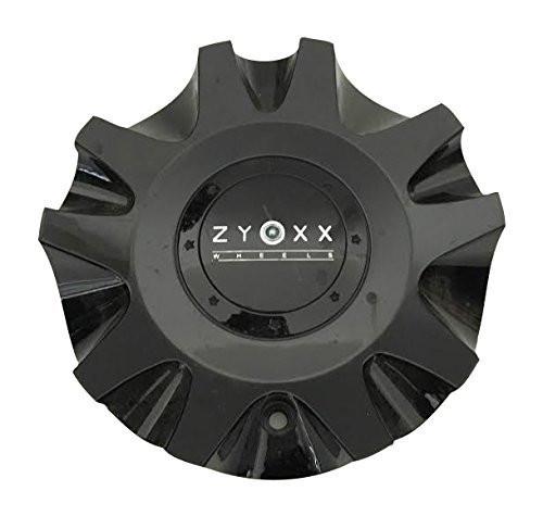 Zyoxx Wheels ZX-7 Black Wheel Center Cap - The Center Cap Store